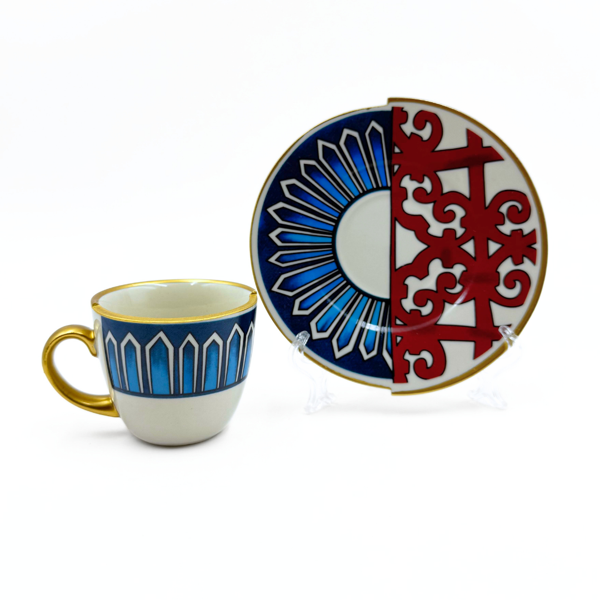 Violet 6 Kişilik Kahve Fincan Takımı - Image 1