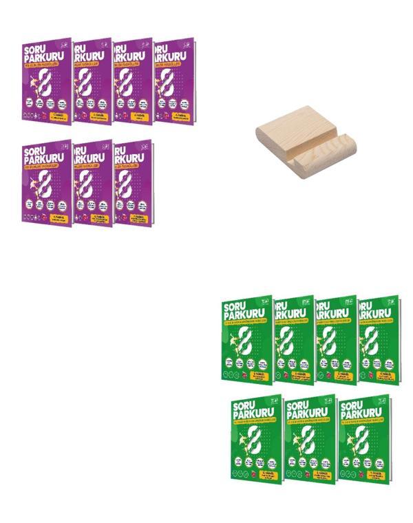 Newton LGS 8. Sınıf Soru Parkuru Fen Bilimleri ve İnkılap Fasikül Seti + Telefon Standı - Newton Yayınları - Image 1