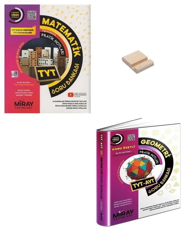 Miray TYT Matematik ve Geometri Pratik Notlarla Soru Bankası + Telefon Standı - Miray Yayınları - Image 1