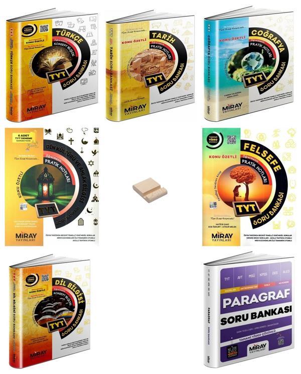 Miray TYT Sözel Dersler Soru Bankası 7li Set + Telefon Standı - Miray Yayınları - Image 1