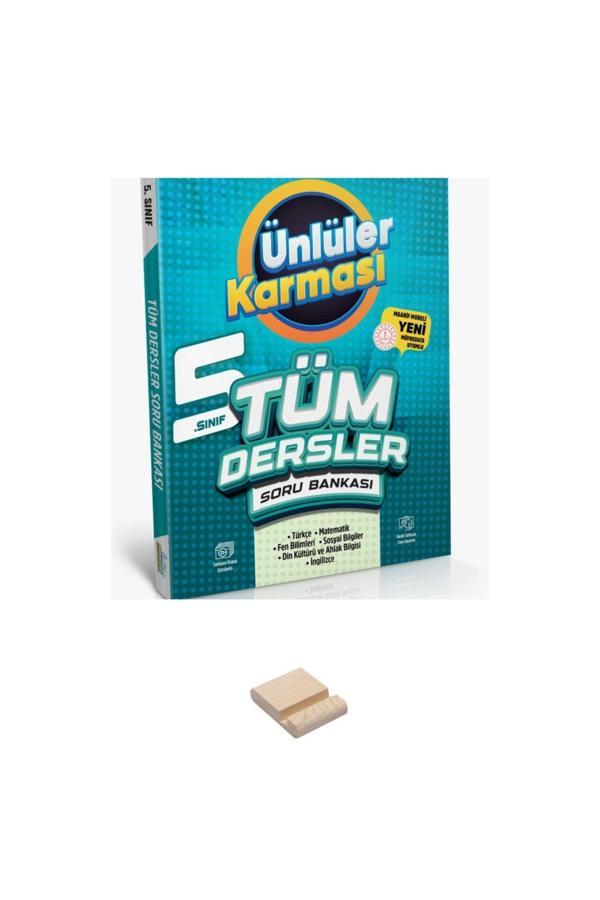 Ünlüler 5. Sınıf Tüm Dersler Soru Bankası + Telefon Standı - Ünlüler Karması Yayınları - Image 1