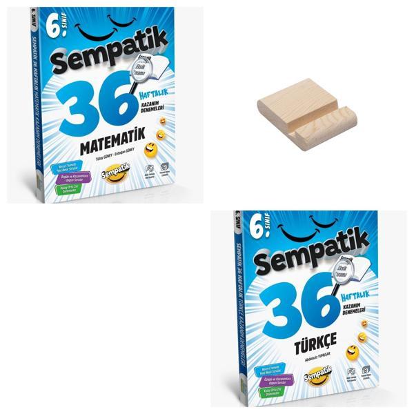 Ünlüler Karması 6. Sınıf Sempatik Matematik ve Türkçe 36 Haftalık Kazanım Denemeleri + Telefon Standı - Ünlüler Karması Yayınları - Image 1