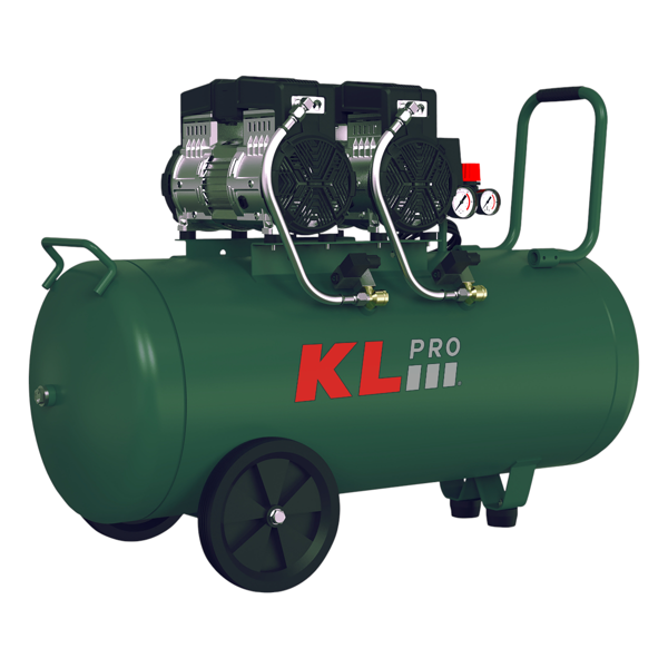 Klpro KLK102SH 8 Bar 100 Litre 4Hp Sessiz ve Yağsız Hava Kompresörü - Image 1