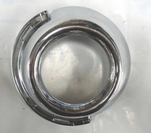 2006-2008 Peugeot 307 Sis Lamba Kapağı Çerçevesi Sağ Nikelajlı (Bfn) (Adet) (Oem No:9653589477) - Image 1