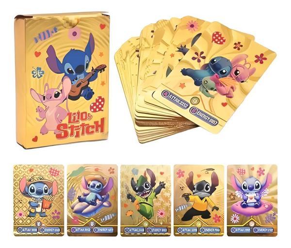 Lilo & Stitch Vmax Gold Card TCG DX GX Altın Esnek Oyuncu & Koleksiyon Kartı 55 Adet İngilizce - Image 1