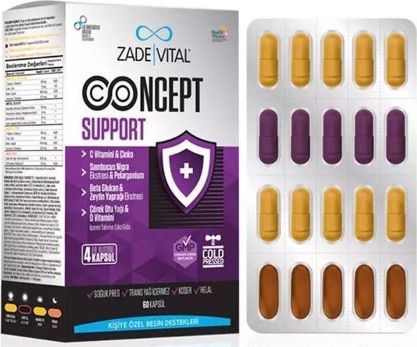 Zade Vital Concept Support 60 Kapsül - Image 1