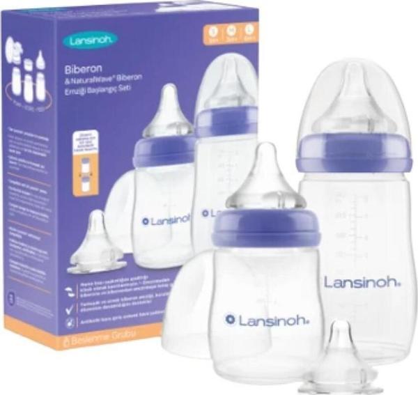 Lansinoh Natural Wave Biberon Başlangıç Seti Hoşgeldin - Image 1