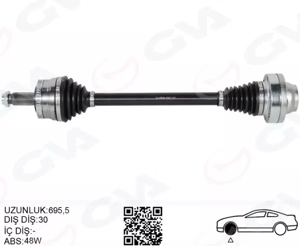 KOMPLE AKS ARKA SAĞ/SOL RANGE ROVER 3 VOGUE L322 2002-2012 692MM IED000081 IED500040 TOB500330 - Image 1