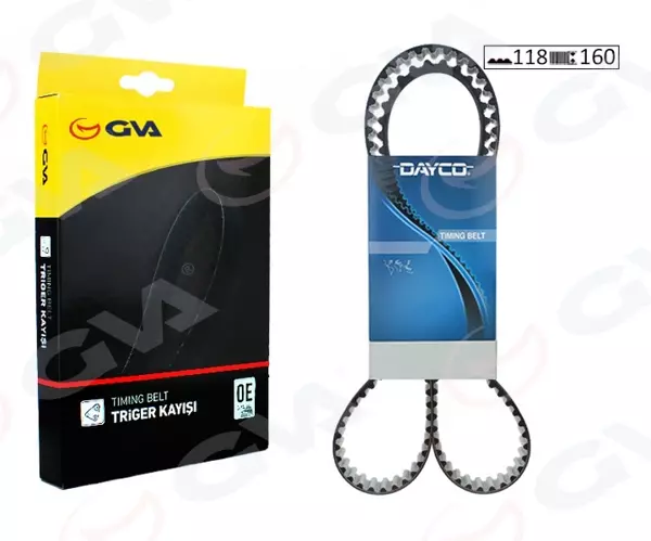 TRİGER KAYIŞI 118X160 PEUGEOT 207-208-308-2008-3008-5008-PART.TEPEE-BERLIN-CELYSEE-C3-C4-DS3-DS4 1 1608887580 9807527380 - Image 1