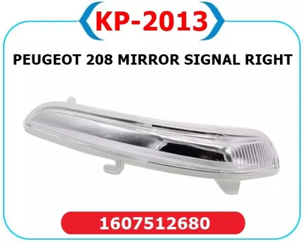 DIŞ DİKİZ AYNA SİNYALİ SAĞ OPEL CORSA F 2019 PEUGEOT P208-P2008 2013 CITROEN C3 2016 C4 2014 1607512680 - Image 1