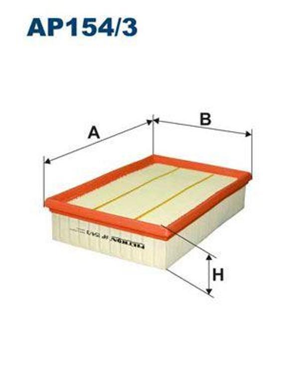 HAVA FILTRESI NISSAN NAVARA 2.5L YD25DDTI DCI D40 4X2 4X4 04- / PATHFINDER 2.5L YD25DDTI DCI R51 4X4 05- 16546EB300 - Image 1