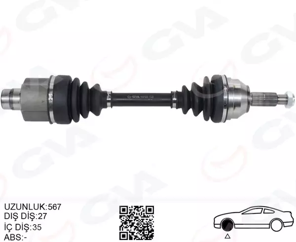 ON AKS KOMPLE SAG MONDEO 1 -2 1.6- 1.8- 2.0 1993-2000 96BG3B436AAB 1132653 1692055 - Image 1