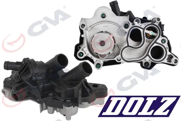 SU POMPASI GOLF 7-LEON-A3 1.0-1.2-1.4-1.6 TSI 4 ÇIKIŞLI TERMOSTAT SU POMPASI 04E121600D 04E121600Q 04E121600AD - Image 1