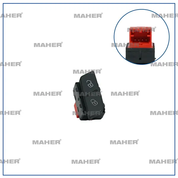 DÜĞME MERKEZİ KİLİT PASSAT 2010-2014 3AA962125 - Image 1