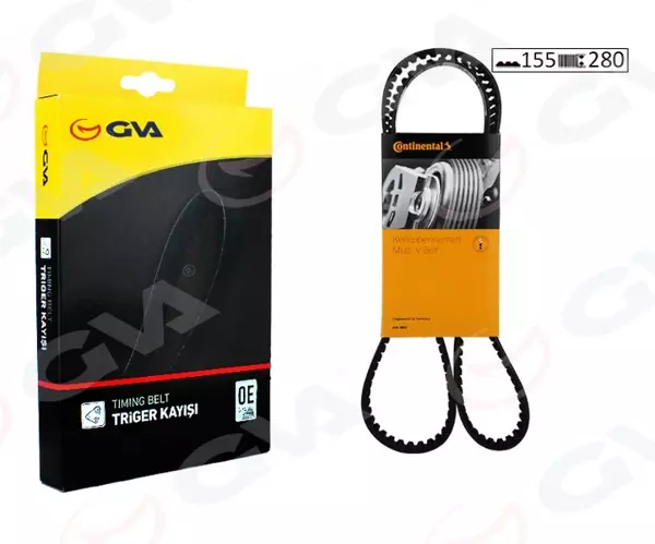 TRİGER KAYIŞI 155X280 VOLVO S60 2013 S90 2016 540 2014 560 2015 590 XC40 XC60 XC70 XC90 31316579 - Image 1