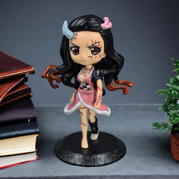 Demon Slayer: Kimetsu no Yaiba Nezuko Kamado Anime Karakter Figür Oyuncak Koleksiyonluk Biblo 15 cm. - Image 1