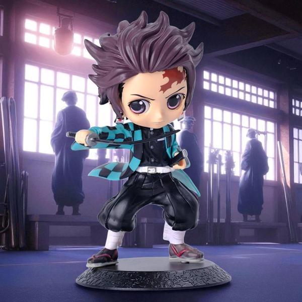 Demon Slayer: Kimetsu no Yaiba Tanjiro Kamado Anime Karakter Figür Oyuncak Koleksiyonluk Biblo 15 cm - Image 1