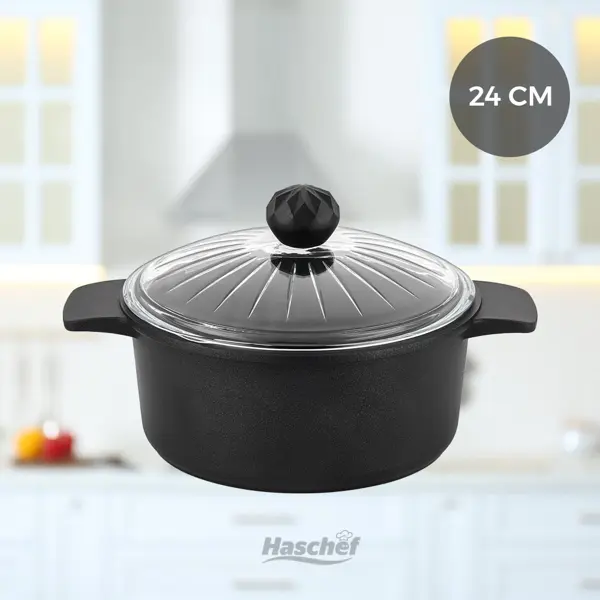 Kristal Derin Tencere 24 Cm - Image 1