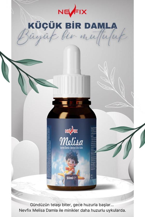 Nevfix Melisa Papatya Ihlamur Night Bitkisel Damla 50 ml - Image 1