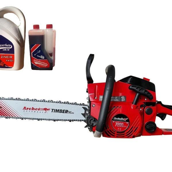 Archer 7200 Benzin Motorlu Testere 4.2 Hp - Image 1