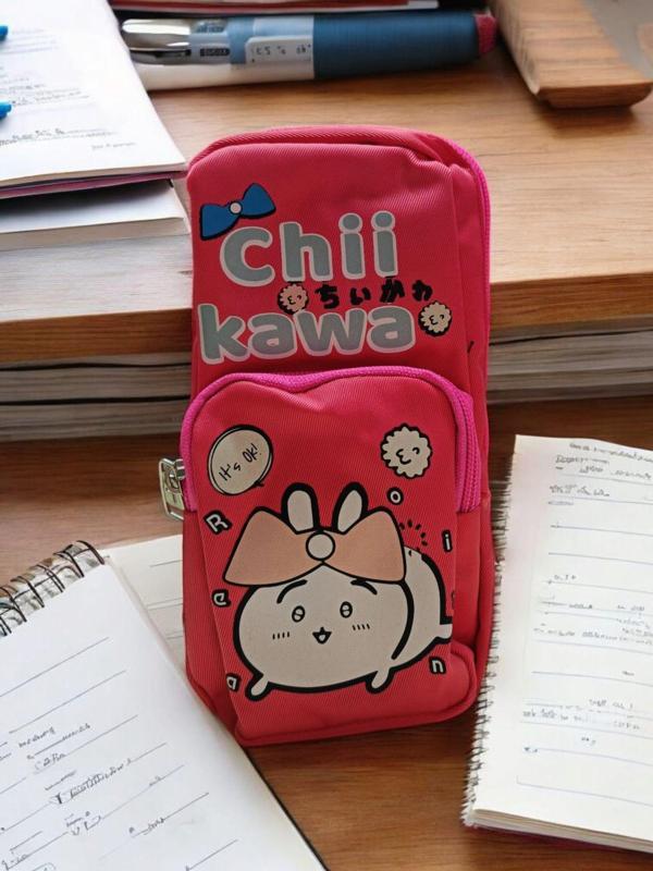 Relaxion Üç Gözlü Greyhound Chi Kawa Pembe Kalem Çantası/Kalemlik (160) - Image 1