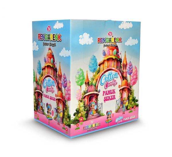 ÇİLEK AROMALI 36'LI PAMUK ŞEKERLER - Image 1