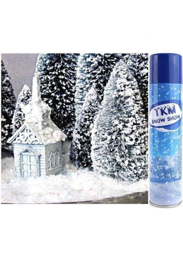 Yılbaşı İçin Kar Spreyi Yılbaşı Ağacı Süsleme Spreyi Snow Spray - Image 1