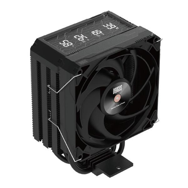 Dragos DIGITAL Isı Göstergeli 4 Isı Borulu 3000RPM 220W Intel & AMD Siyah Kule Tipi CPU Soğutucu - Image 1