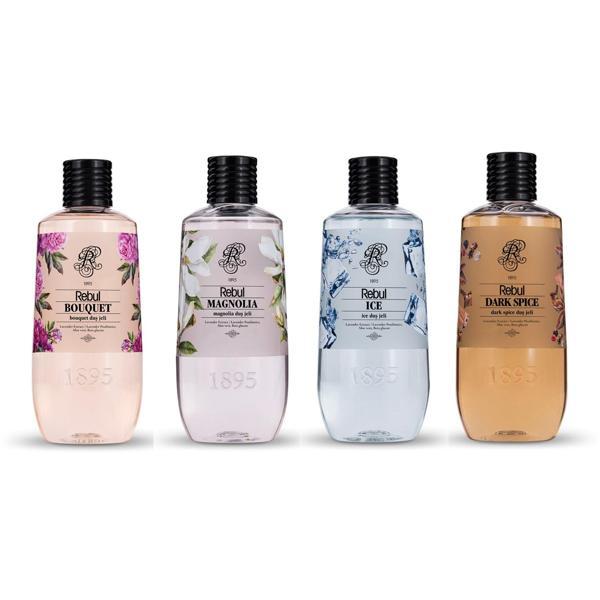 Rebul Duş Jeli 500 ml Magnolia-Ice-Dark Space-Bouquet 4 lü Karma Set - Image 1