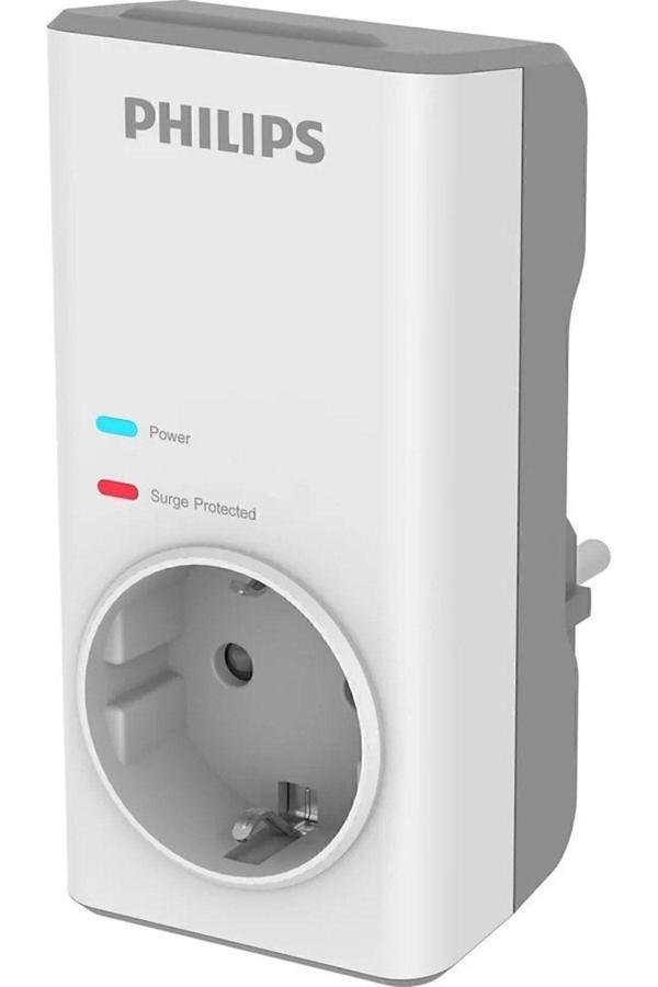 Tekli Akım Korumalı Priz 1140jul Aşırı Gerilim Korumalı Emniyet Kepengi Chp7010w Beyaz - Image 1