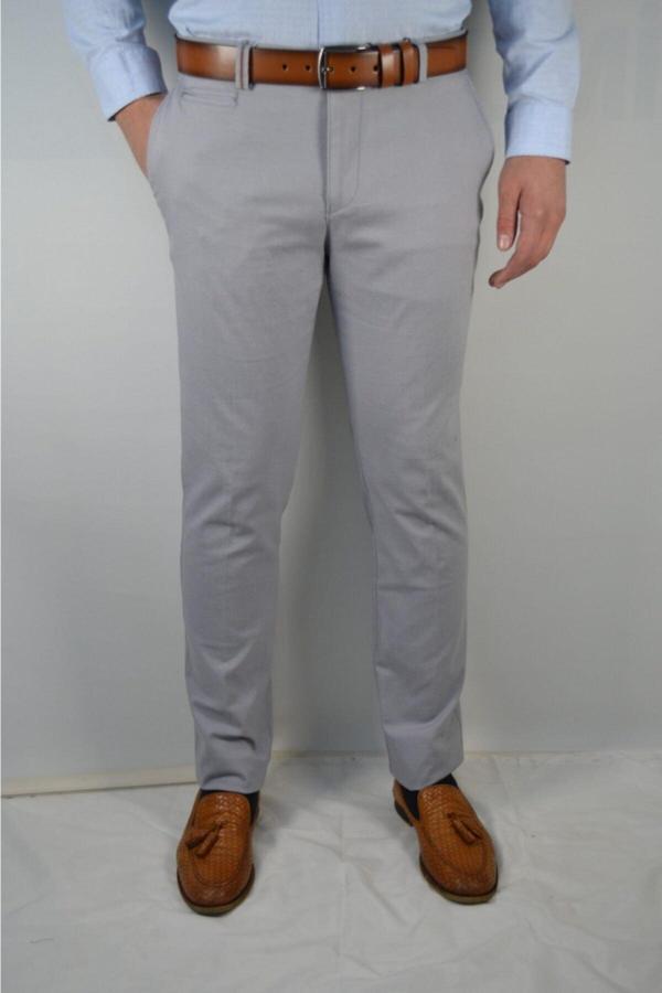 Bomonti Erkek Gri Pamuk Saat Ceblı Esnek Pantolon - Image 1