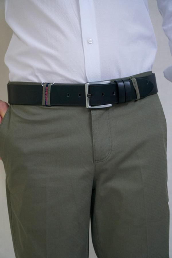 Bomonti Bomontı 4.5 Cm Düz Suni Erkek Kemer - Image 1