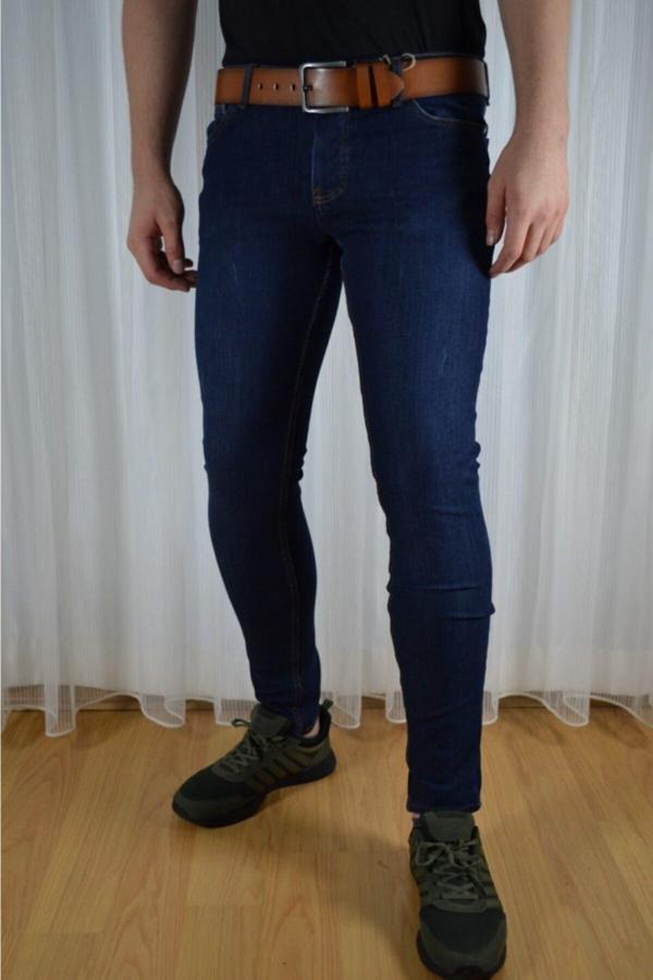 Bomonti Erkek Lacivert Kot Pantolon - Image 1