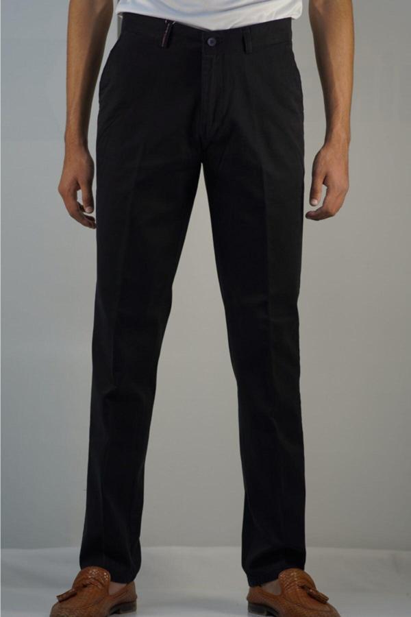 Bomonti Erkek Klasık Düz Nıkrasız Yumuşak Gabardın Pantolon - Image 1