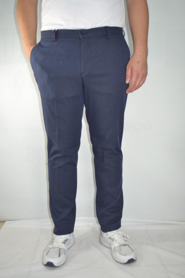 Bomonti Erkek İnce Kücük Petek Desenli Esnek  Pamuk Pantolon - Image 1