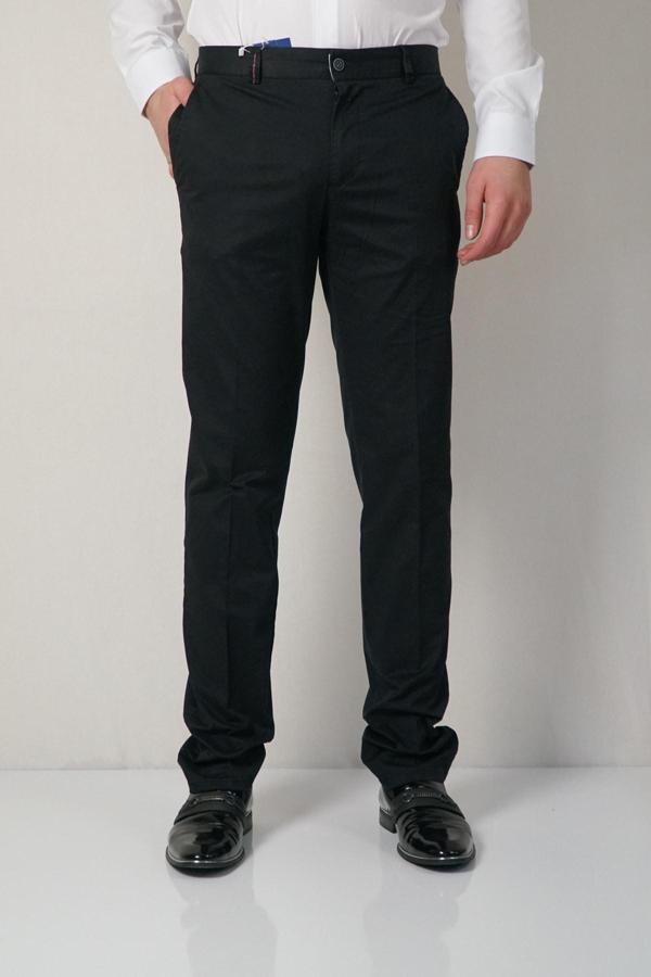 Bomonti Erkek Siyah Çift Yan Ceblı Pantolon - Image 1