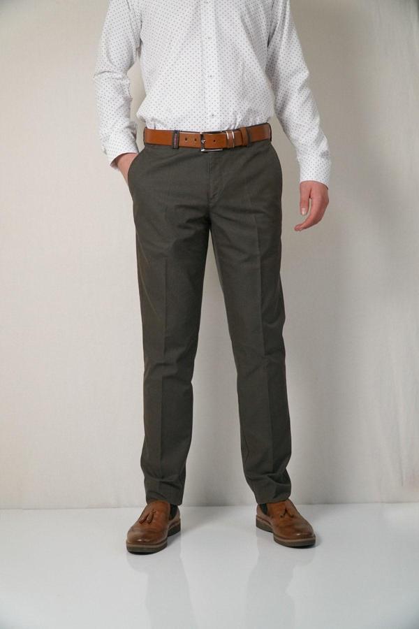 Bomonti Battal Erkek Kahve İnce Kot Pantolon - Image 1