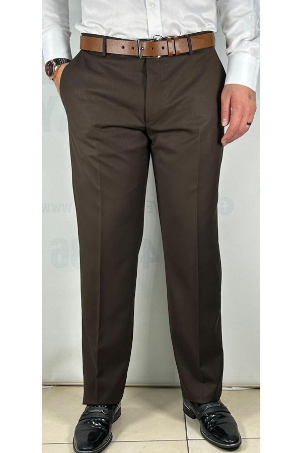 Bomonti Erkek Battal Esnek Dız Astarlı Yüksek Kalite Kumaş Pantolon - Image 1