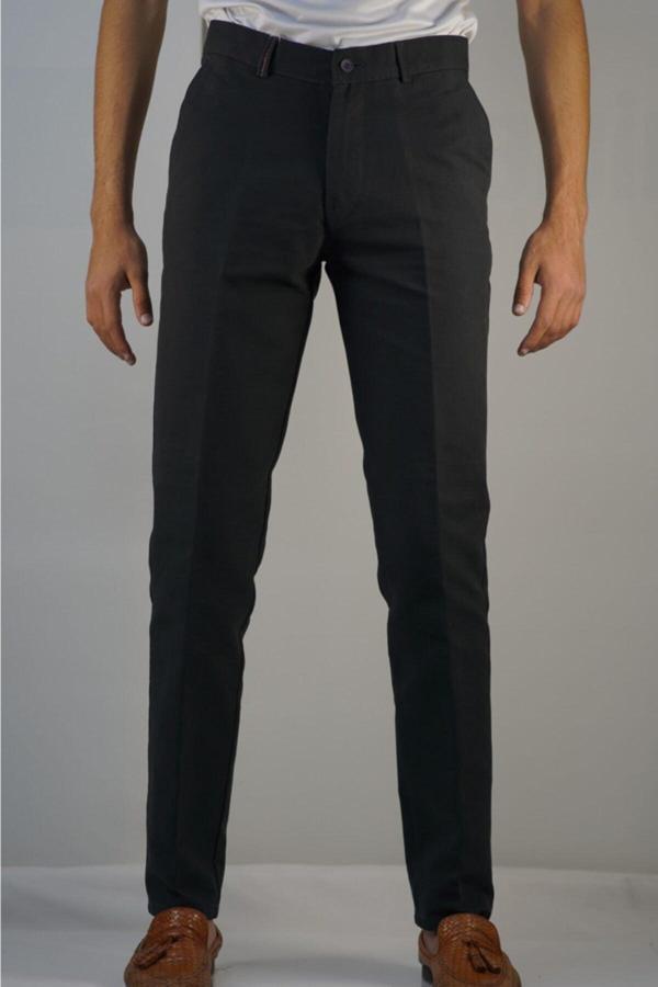 Bomonti Erkek Hakı Battal Nıkrasız Gabardın Pamuk Pantolon - Image 1