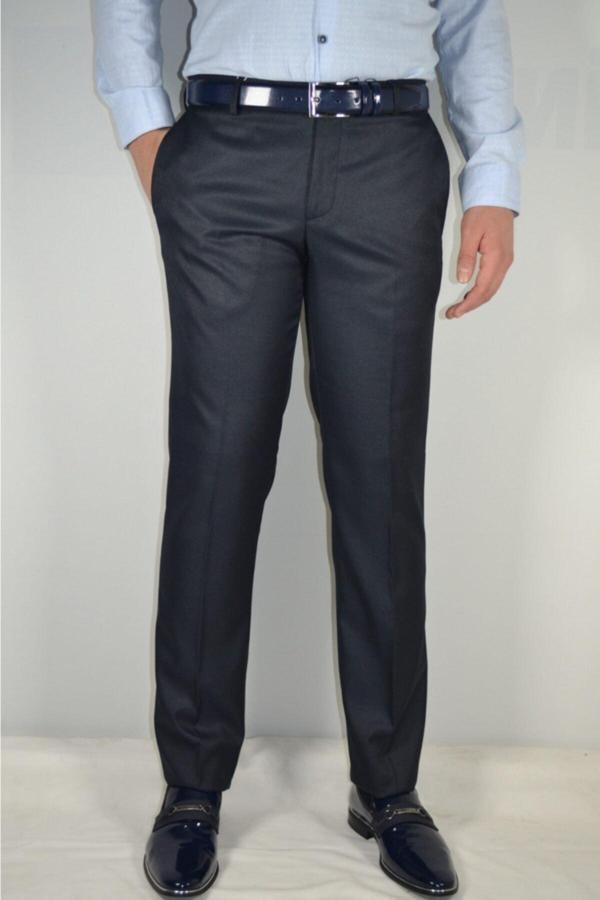 Bomonti Erkek Slim Diz Astarsız Polıvıskon Kumaş Pantolon - Image 1