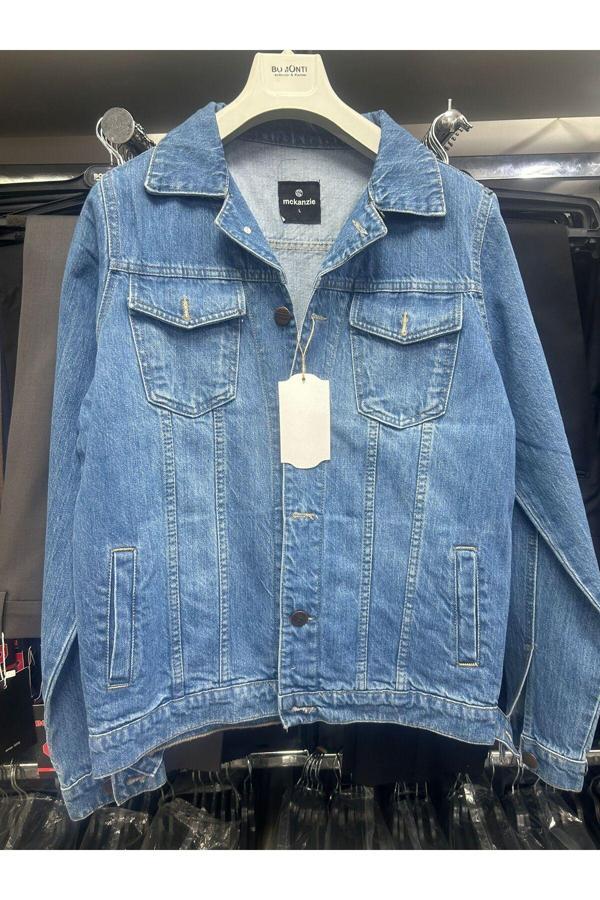 Bomonti Frank Erkek Mavı Kot Mont - Image 1