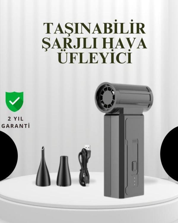Taşınabilir Şarjlı Güçlü Hava Üfleme Aleti Çok Yönlü Kullanım - Image 1