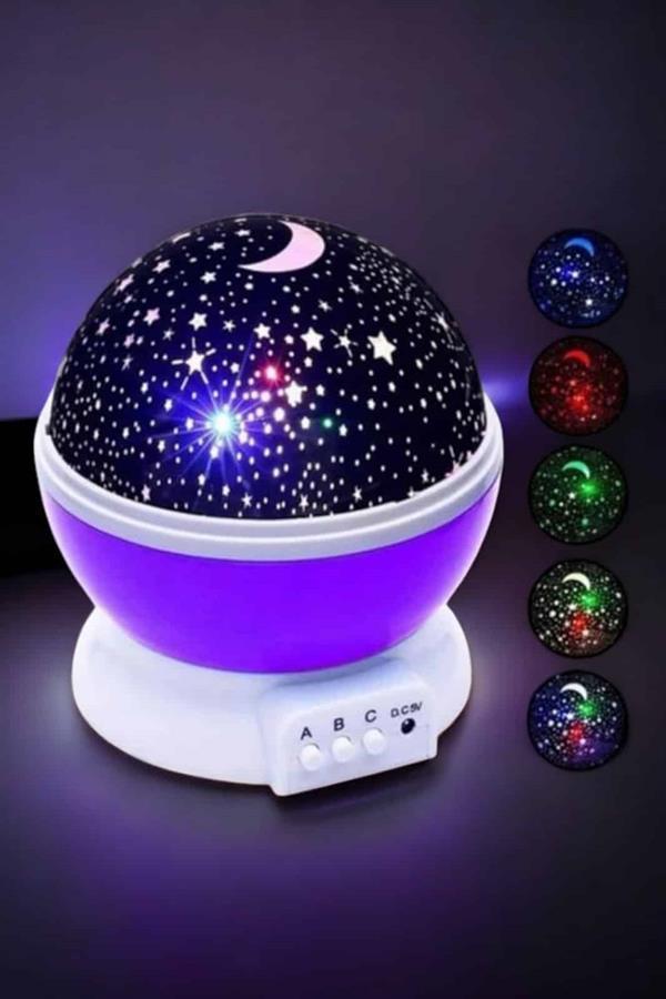 Mavi ve Mor Işıklı Star Master Projeksiyon Lambası - Image 1