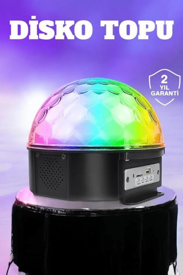Kompakt Tasarımlı, Telefon Kontrollü Disko Topu Işıkları - Image 1