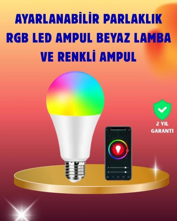 Enerji Verimli Akıllı LED Ampul, Uzaktan Kontrol Özellikli - Image 1