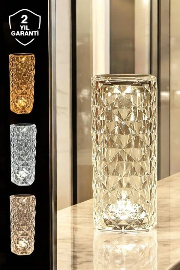 Dokunmatik Kristal Gece Lambası Hediyelik - Image 1