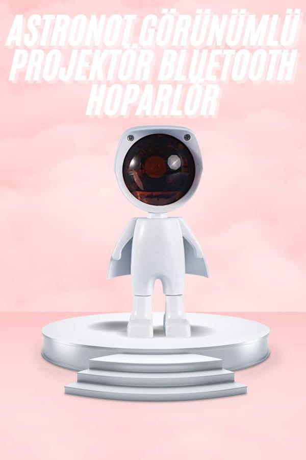 Gün Batımı Lambası Işık Arka Plan Projektör Sevimli Astronot Enerji Tasarruflu - Image 1