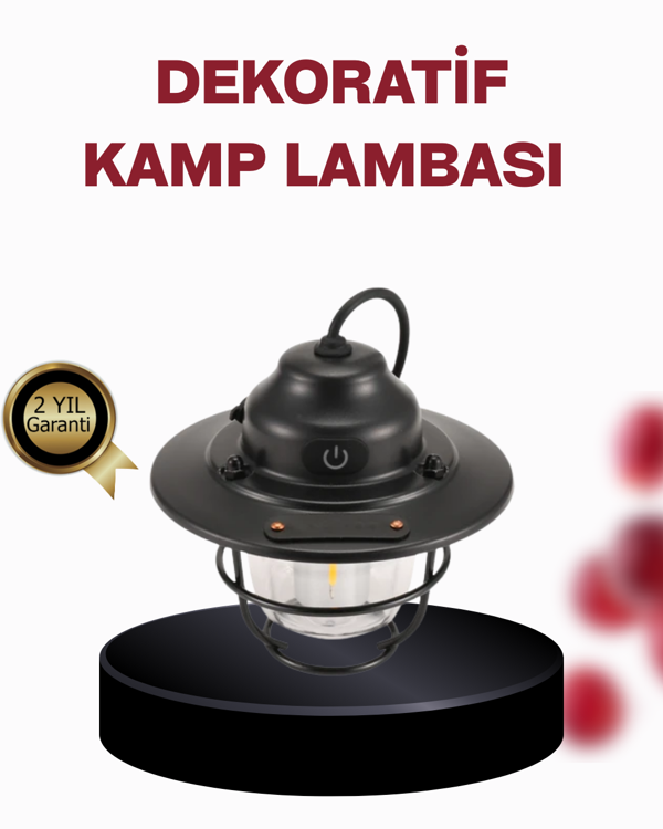 Su Geçirmez Taşınabilir Çadır Gece Lambası - Image 1