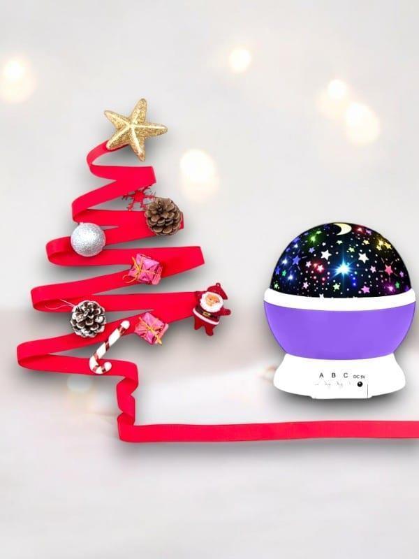 Dönen Renkli Gökyüzü Projektörlü Gece Lambası - Image 1