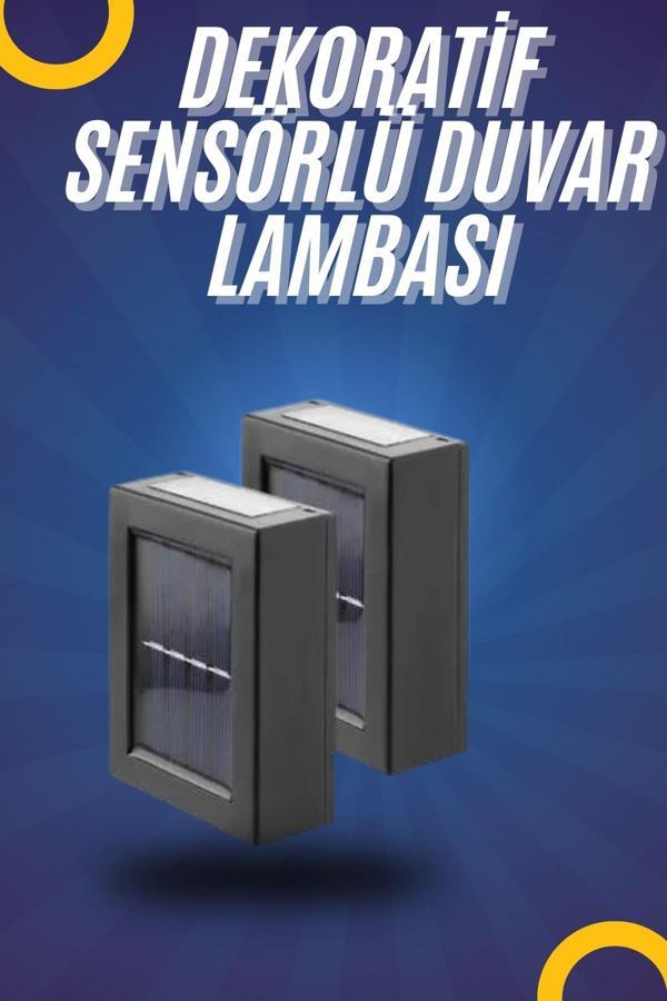 Yeni Model Solar Çift Taraflı Duvar Lambası Dekoratif Duvar Lambası - Image 1